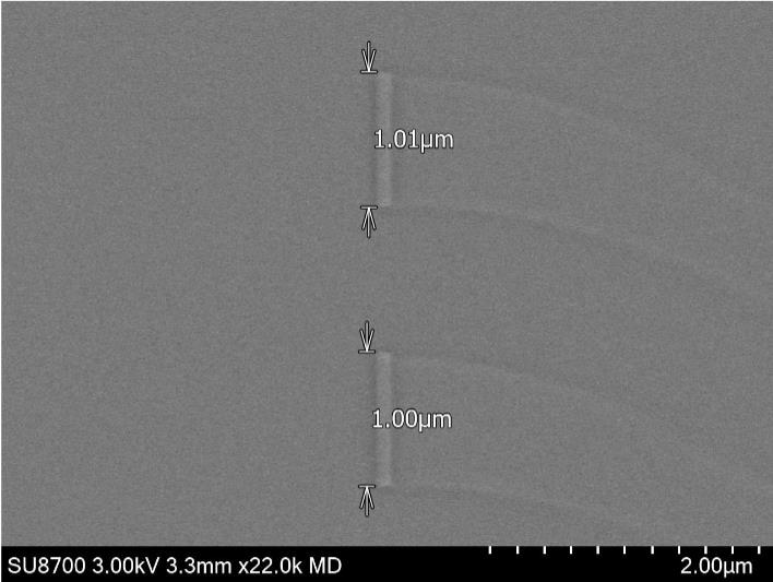 SEM Inspection Post Ion Milling surface with improved planarity and resolved feature dimensions.